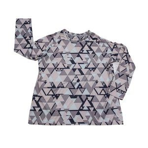 Reel Legends Mens Shirt Keep It Cool Geometric Moisture Wicking Outdoor XXL